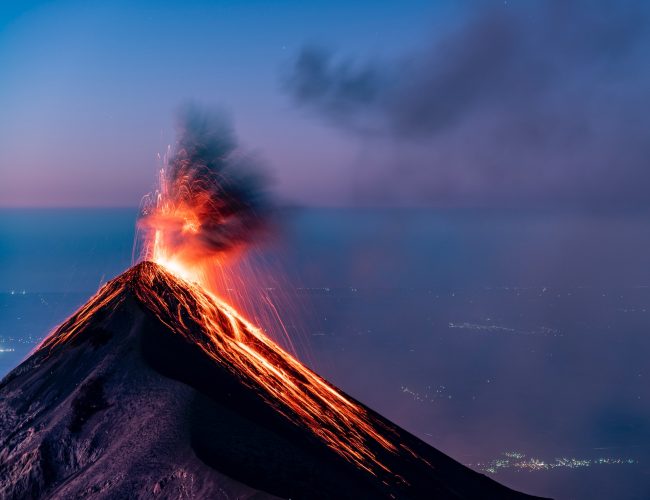 Vad är resultatet av ett vulkanutbrott?